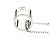 Collar Péndulo Icon Gucci en Oro Blanco de 18K Plata - vista 2
