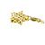 Collana Pendente Stella Diamantissima di Gucci D'oro - vista 3