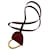 Hermès Collier Chaîne Au Coeur du Fauve HERMES Rouge  - view 2