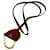 Hermès Collier Chaîne Au Coeur du Fauve HERMES Rouge  - view 3