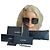 Gafas de sol Chanel con cadena de perlas Negro Metálico