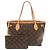 Borsa Louis Vuitton Neverfull PM Marrone Monogramma