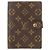 Copertura per agenda PM Monogram Louis Vuitton Marrone Monogramma