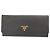 Prada Saffiano Leder schwarzes Bi-Fold Langwallet