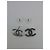 Orecchini intrecciati CC di Chanel in argento - vista 15