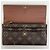 Sarah Portafoglio Monogramma Louis Vuitton Marrone - vista 7