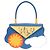 Borsa in pelle Courchevel edizione limitata Hermès Blu