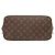 Bolso Louis Vuitton Neverfull MM Castaño Monograma - vista 3
