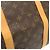 Borsa Keepall Bandoulière 60 Monogram Louis Vuitton Marrone Monogramma - vista 8