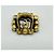 Anello Gucci in bronzo e cristallo Verde - vista 3