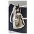 Borsa Fendi in pelle bianca e argento modello 3jours Bianco Metallico - vista 8