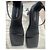 Sandali Courreges in pelle nera Nero - vista 3
