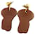 Hermès Hermes H Curiosité Earrings Brown  - view 3