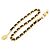 Chanel 31 Rue Cambon Coco Mark Kettengürtel Schwarz Golden