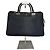 Vintage Courreges Canvas-Leder-Handtasche Schwarz