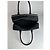 Vintage Courreges Canvas-Leder-Handtasche Schwarz - Ansicht 8