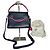 Vintage Courreges 2WAY Lederhandtasche Marine Pink