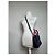 Vintage Courreges 2WAY Lederhandtasche Marine Pink - Ansicht 9