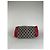 Bolso de mano de lona y cuero monograma Gucci vintage gris negro rojo - vista 10