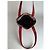 Bolso de mano de lona y cuero monograma Gucci vintage gris negro rojo - vista 11