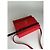 Vintage Givenchy Leder-Canvas Multiway Tasche Rot - Ansicht 14