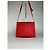 Vintage Givenchy Leder-Canvas Multiway Tasche Rot - Ansicht 2