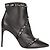 Botas de tornozelo de couro pretas Freda com embellishments de cristal Rene Caovilla Mulher EU 40