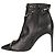 Botas de tornozelo de couro pretas Freda com embellishments de cristal Rene Caovilla Mulher EU 40 - vista 3