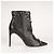 Botas de tornozelo de couro pretas Freda com embellishments de cristal Rene Caovilla Mulher EU 40 - vista 4