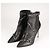 Botas de tornozelo de couro pretas Freda com embellishments de cristal Rene Caovilla Mulher EU 40 - vista 7