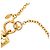 Collana Placca Tag Le Cambon 31 RUE CAMBON di Chanel D'oro - vista 3