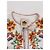 Farm Rio Blusa Delicada Bosque Bufandas Blanca - vista 7