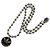 Collana Pendente da Uomo Gucci Adidas Trefoil Argento - vista 2