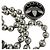 Collana Pendente da Uomo Gucci Adidas Trefoil Argento - vista 4