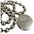 Collana Pendente da Uomo Gucci Adidas Trefoil Argento - vista 6