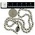 Collana Pendente da Uomo Gucci Adidas Trefoil Argento - vista 8