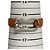 Herren Leder Charm Armband von Hermès Braun - Ansicht 9