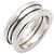 Bulgari Bvlgari B-zero1 Dreifachring aus 18K Weißgold Silber