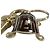 Céline Portachiavi in design tartaruga marrone Celine - vista 5