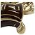 Céline Portachiavi in design tartaruga marrone Celine - vista 8