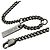 Collana in placca reversibile da uomo Christian Dior Metallico - vista 7