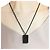 Collana in placca reversibile da uomo Christian Dior Metallico - vista 9