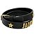 Doppelter Leder-Choker-Halsreif für Damen von Christian Dior Schwarz - Ansicht 2