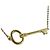 Collar llave de oro amarillo de 18K Tiffany & Co.