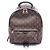 Zaino Palm Springs MM di Louis Vuitton Marrone
