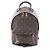 Zaino/borsa Palm Springs PM di Louis Vuitton Marrone Nero