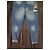 Autre Marque Jeans da uomo DOOA in denim blu con strappi - vista 3