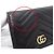 Portafoglio bi-fold Gucci GG Marmont in pelle nera - vista 8
