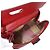 Borsa in pelle Gucci Bamboo Rosso - vista 5