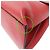 Borsa in pelle Gucci Bamboo Rosso - vista 9